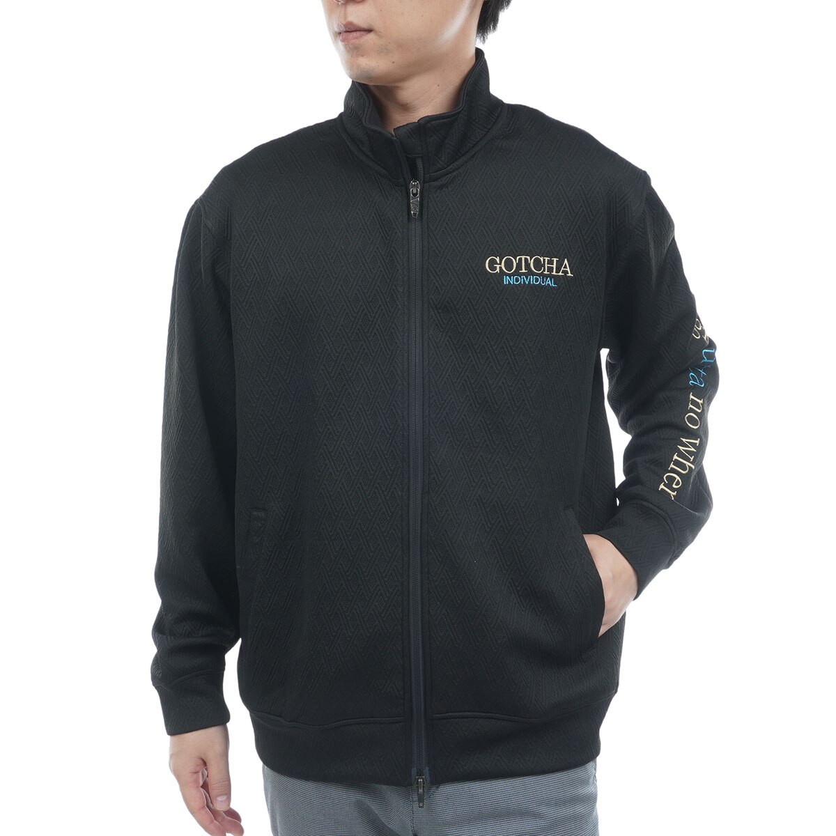 フクレジャカード スタンドジップジャケット(アウター(ブルゾン