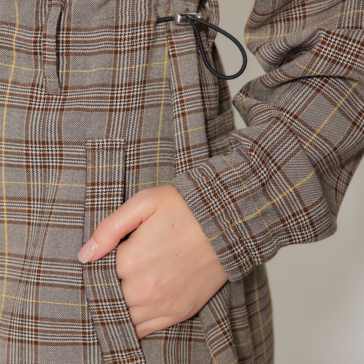 グレンチェック ドロストワンピース レディス(ワンピース)|RIENDA GOLF