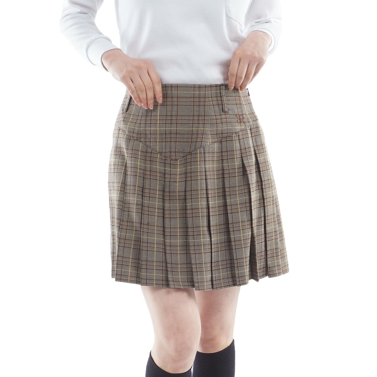 グレンチェック プリーツスカート レディス(スカート)|RIENDA GOLF