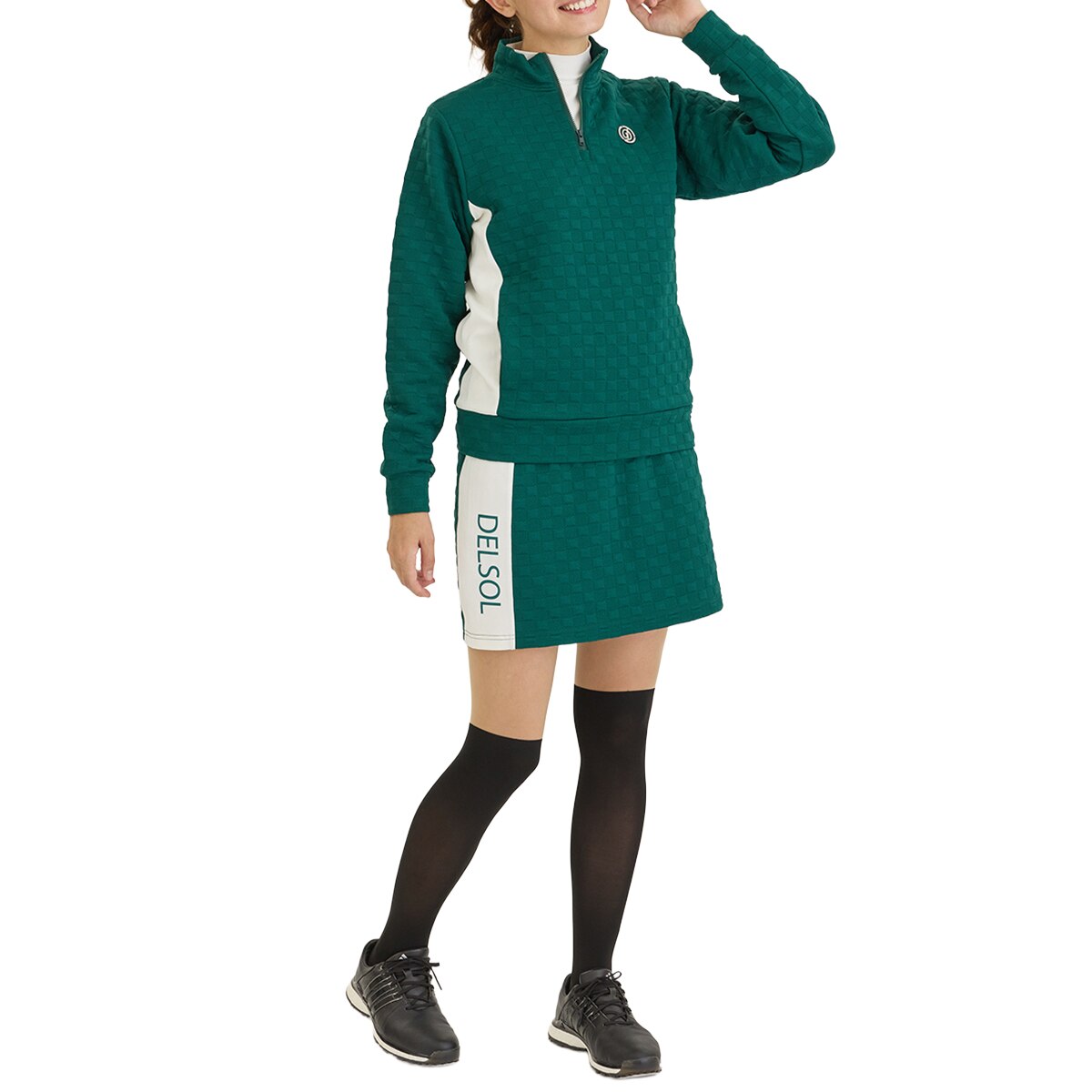 ハーフジップ リップルセットアップ レディス(【女性】その他福袋