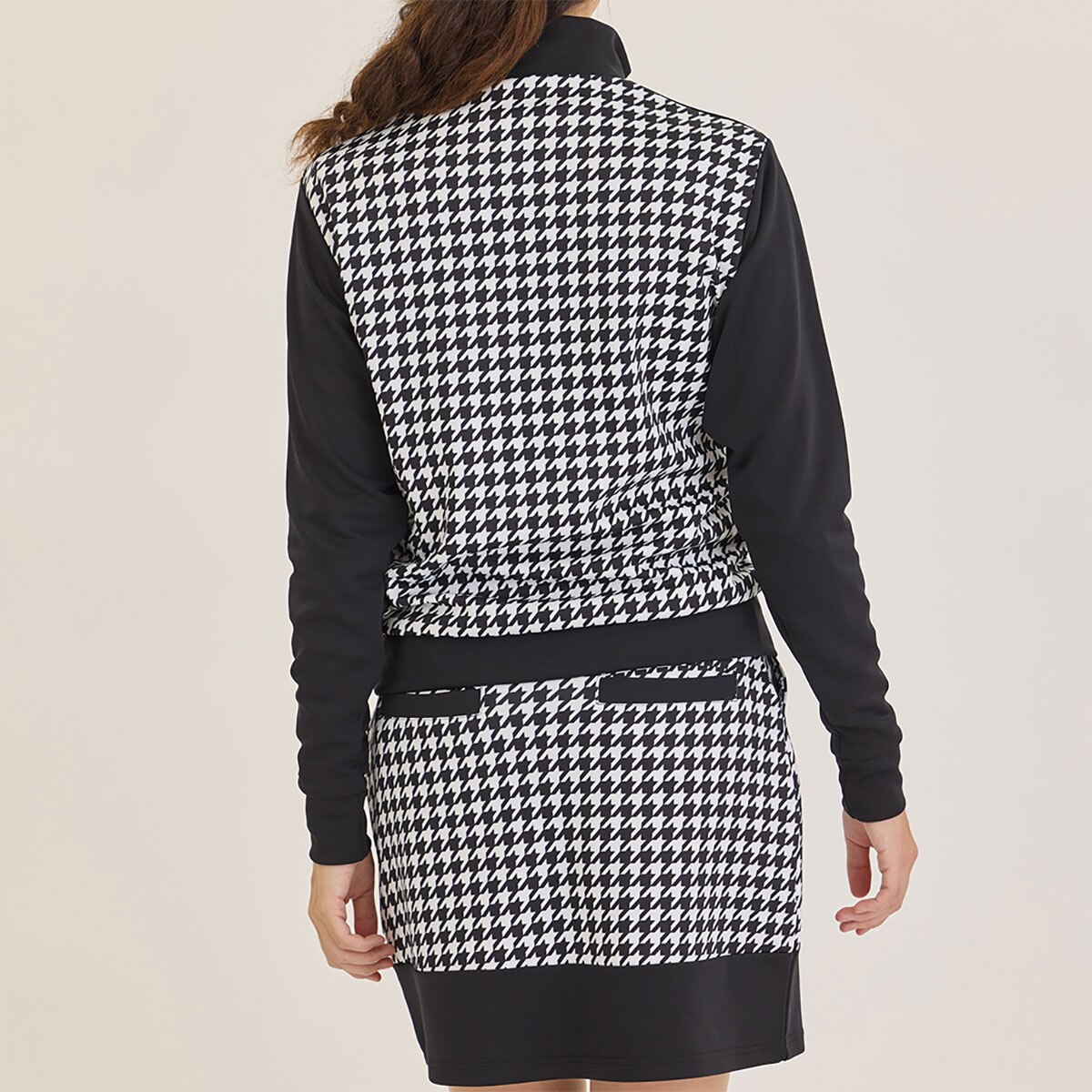 千鳥格子柄 ストレッチ ポンチセットアップ レディス(【女性】その他