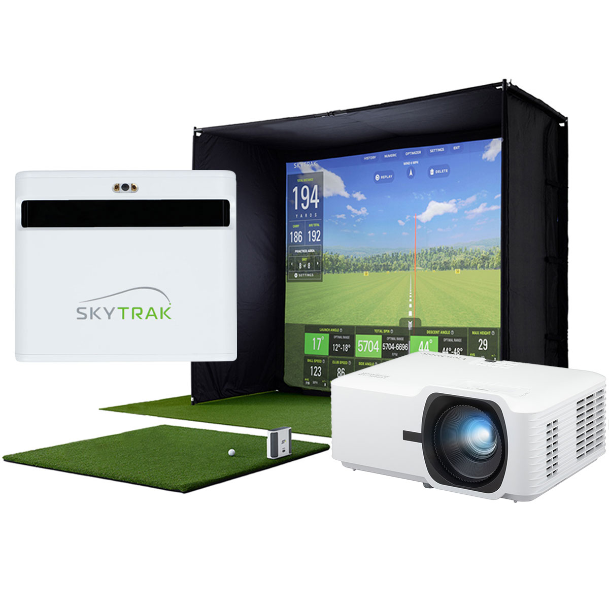 スカイトラック+(プラス)弾道測定器＆スタジオ10パッケージ(スイング