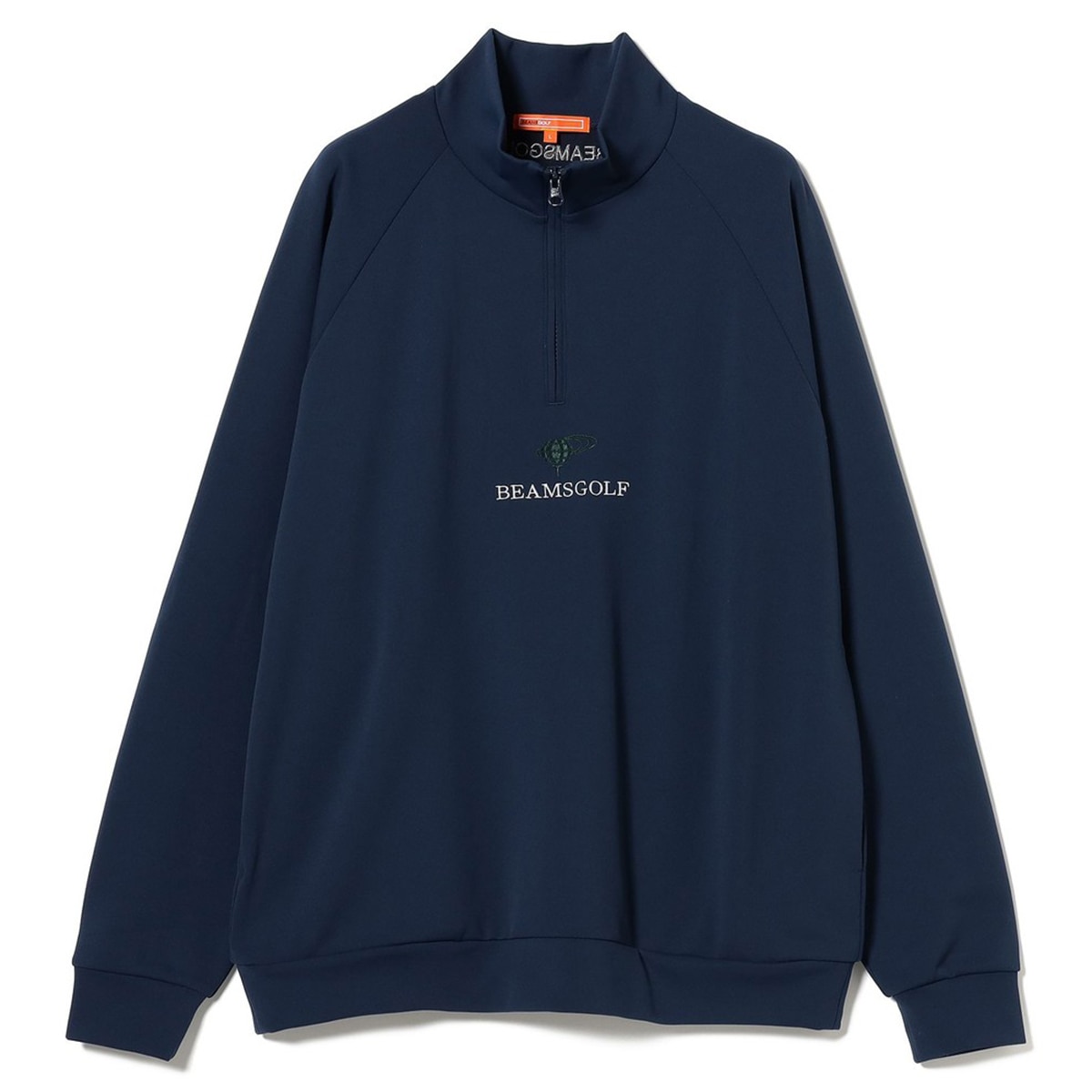 ORANGE LABEL センター刺繍ロゴ ハーフジップ プルオーバー(中間着