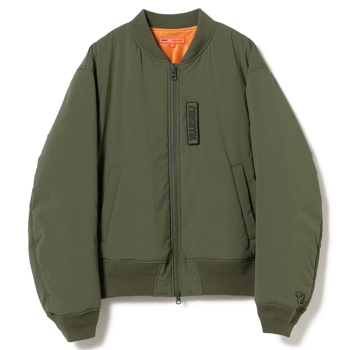 BEAMS GOLF ビームスゴルフ　ニット　ナイロン　ブルゾン　ジャケット　M BEAMS GOLF ビームスゴルフ ニット ナイロン ブルゾン ジャケット M