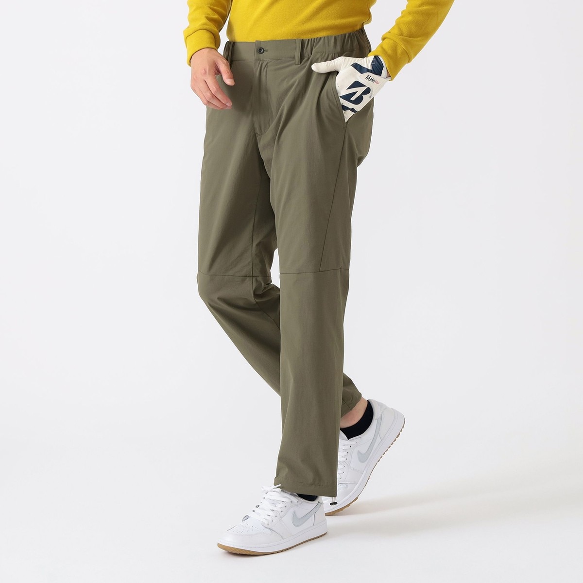 BEAMS GOLF ビームスゴルフ サイドロゴ ジップポケット パンツ S