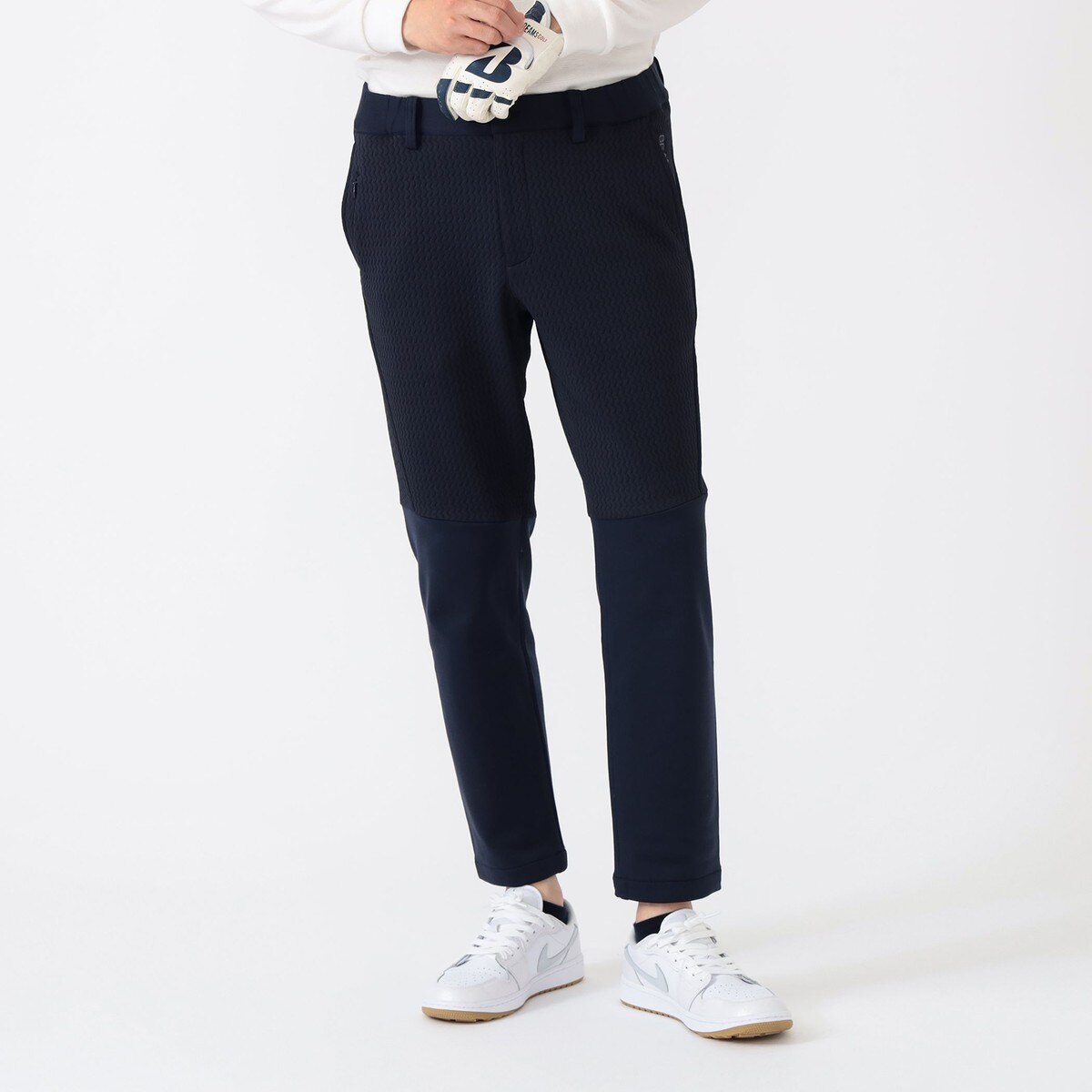 PURPLE LABEL ストレッチ ウェーブキルト 3Dパンツ(ロングパンツ