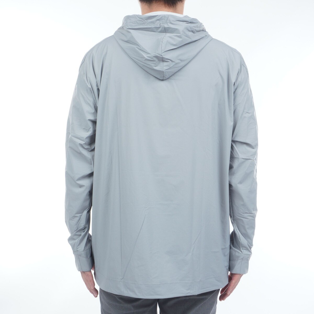 ストレッチ BLCKフーディージャケット(アウター(ブルゾン、ウインド