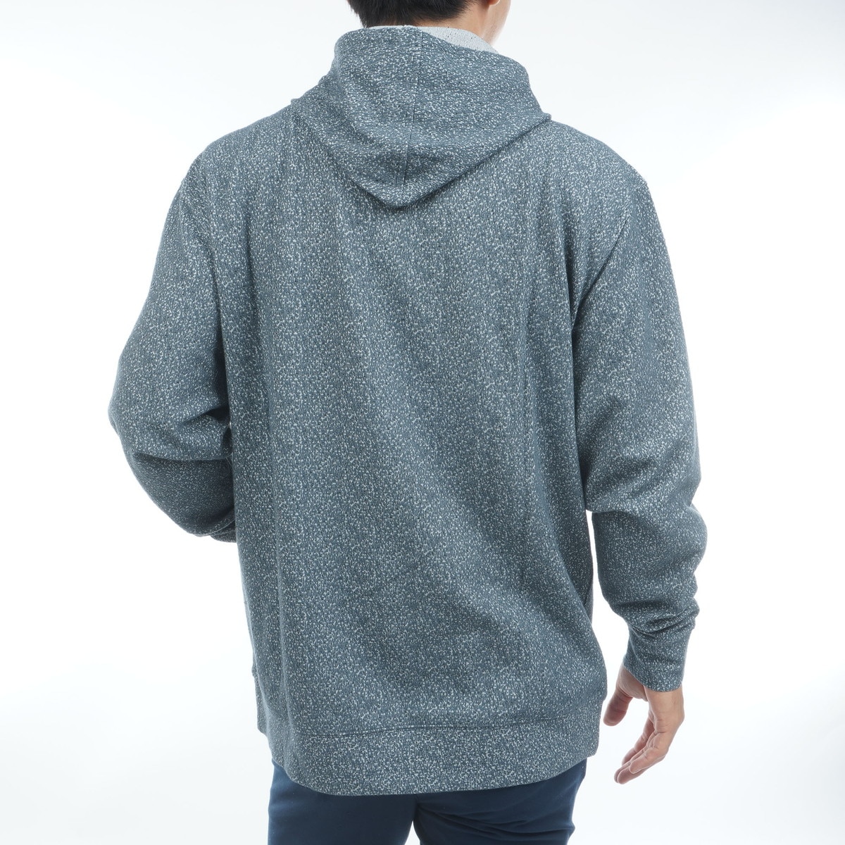 ストレッチ ヒューズ フーディー(中間着(セーター、トレーナー))|BLACK