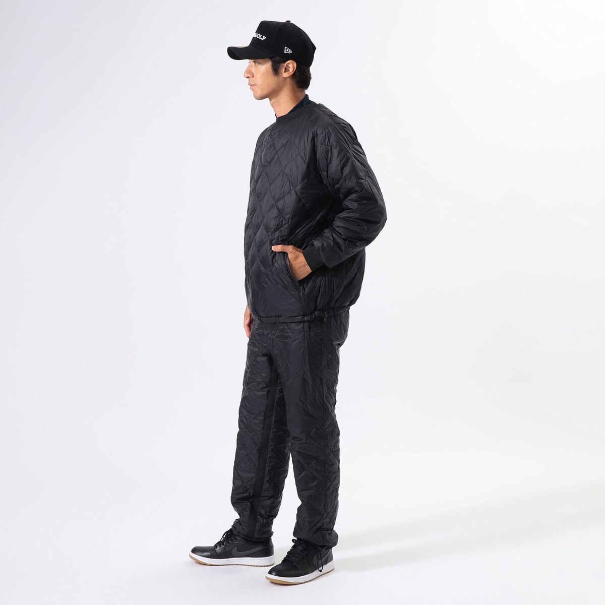 BEAMS GOLF ダウンパンツ M ブラック 別注 TAION リバーシブル ダウン パンツ(ロングパンツ)|BEAMS GOLF