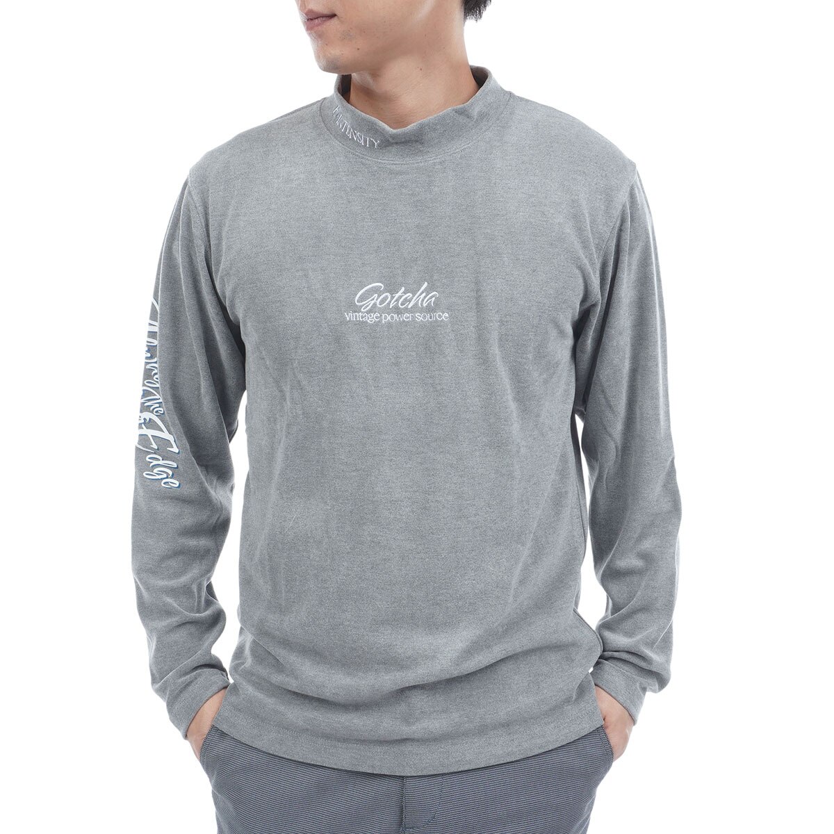 ハイネック杢長袖Tシャツ(長袖シャツ・ポロシャツ)|GOTCHA GOLF
