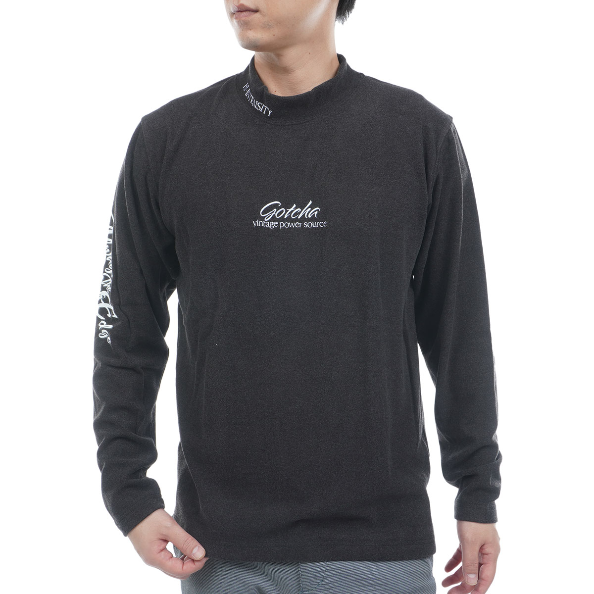 ハイネック杢長袖Tシャツ(長袖シャツ・ポロシャツ)|GOTCHA GOLF