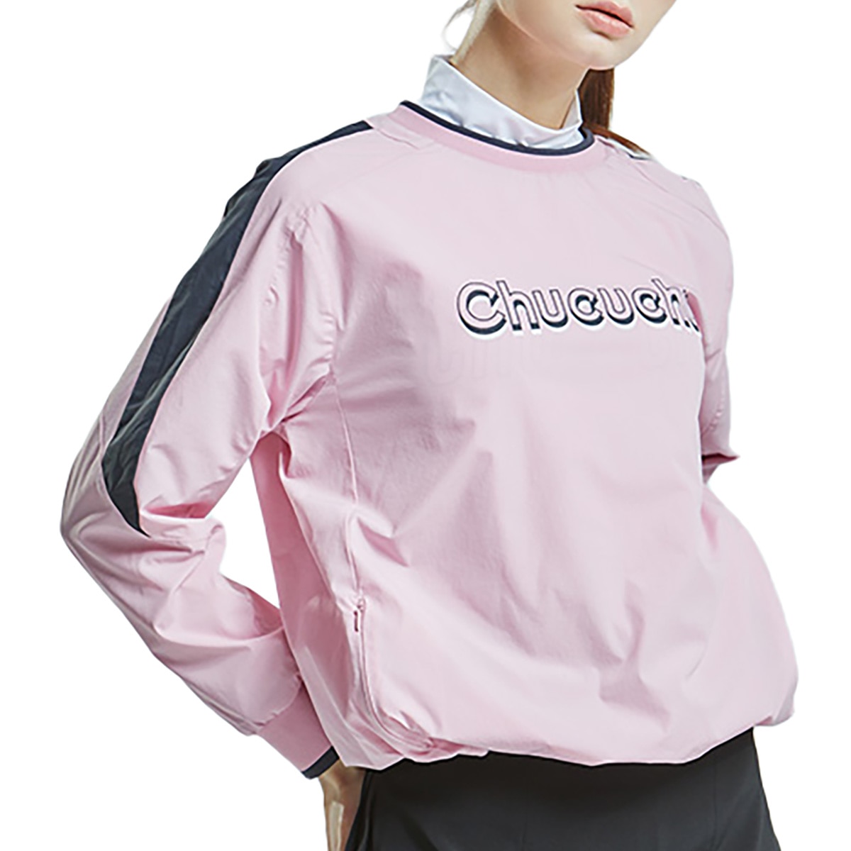 ラウンドネック 防風プルオーバー レディス(アウター(ブルゾン