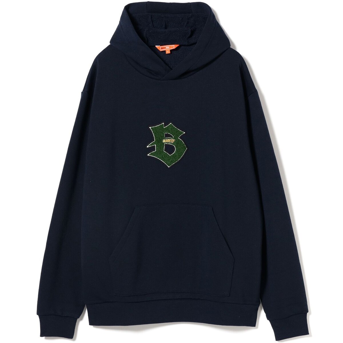 ORANGE LABEL Bロゴワッペン 裏毛 パーカー(中間着(セーター