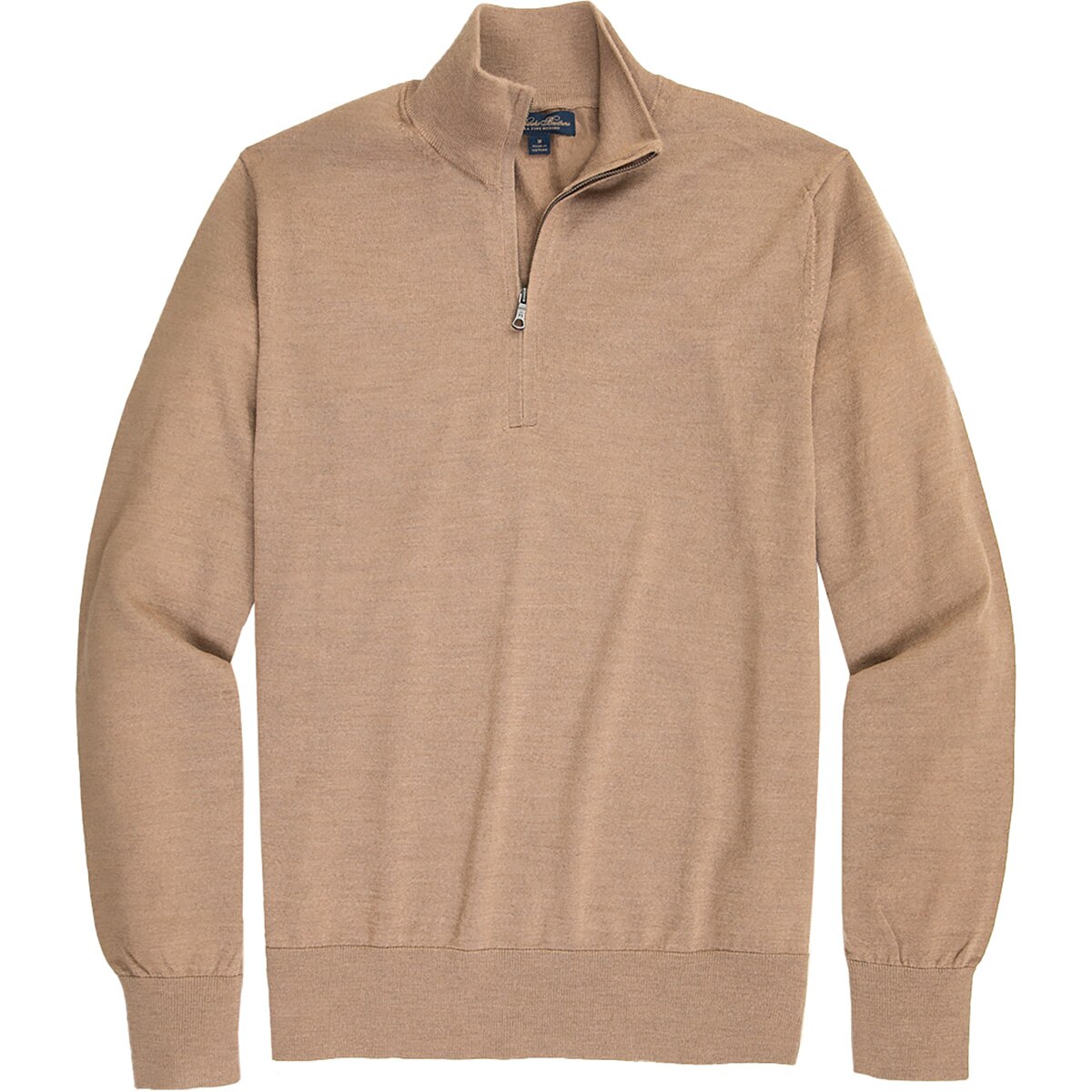 メリノウール ハーフジップ モックネックセーター(中間着(セーター