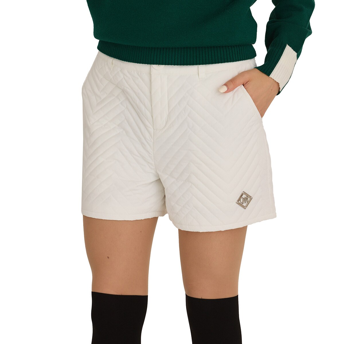 キルティングショートパンツ レディス(ハーフパンツ)|DELSOL GOLF