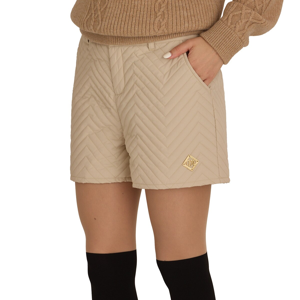 キルティングショートパンツ レディス(ハーフパンツ)|DELSOL GOLF