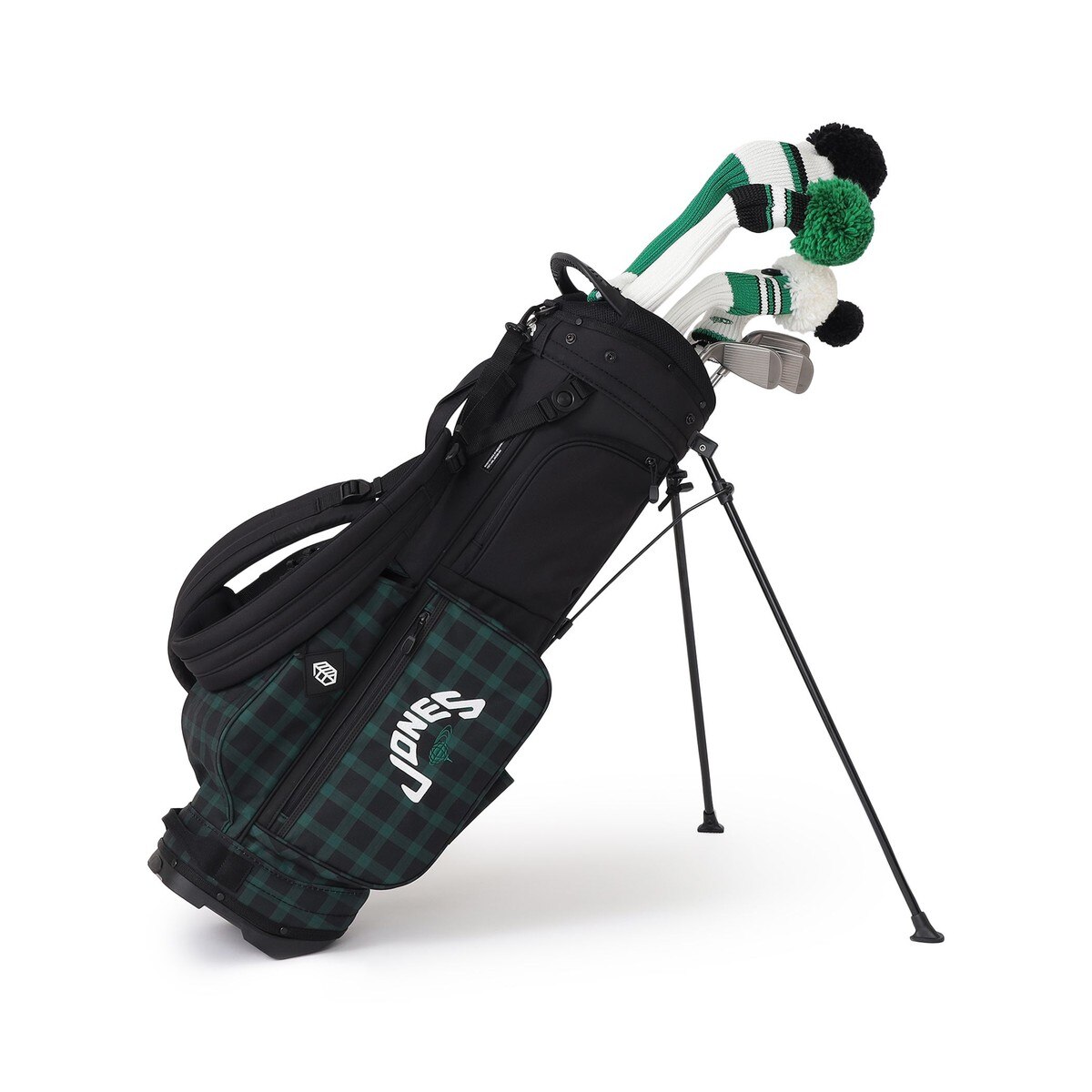 別注 JONES Rover Stand BLACK WATCH キャディバッグ(【男性】キャディ