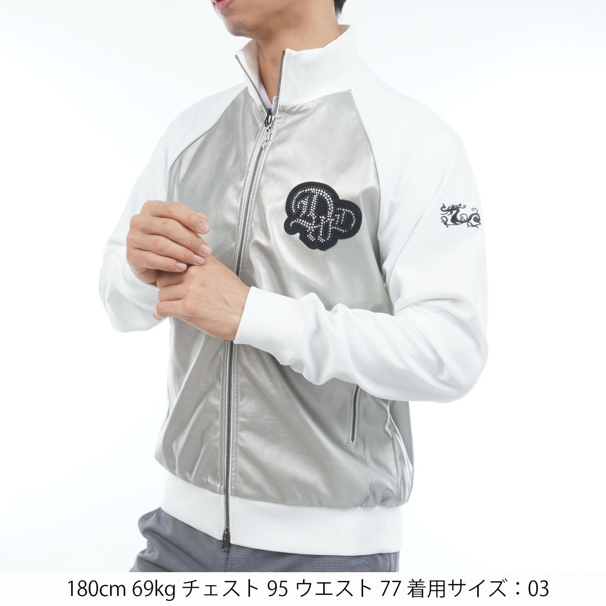 ストレッチ バックメッシュポンチジャージブルゾン(アウター(ブルゾン