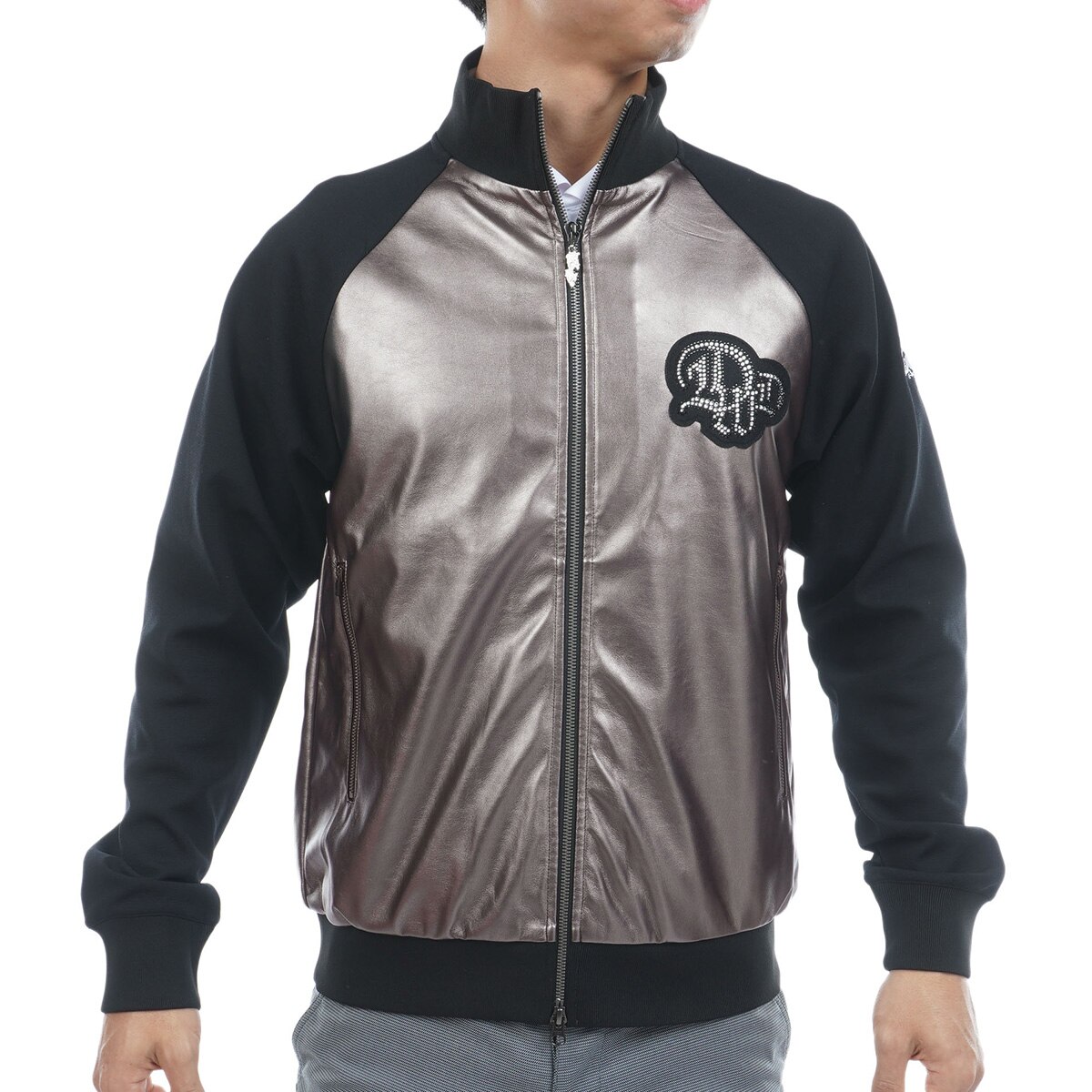 ストレッチ バックメッシュポンチジャージブルゾン(アウター(ブルゾン