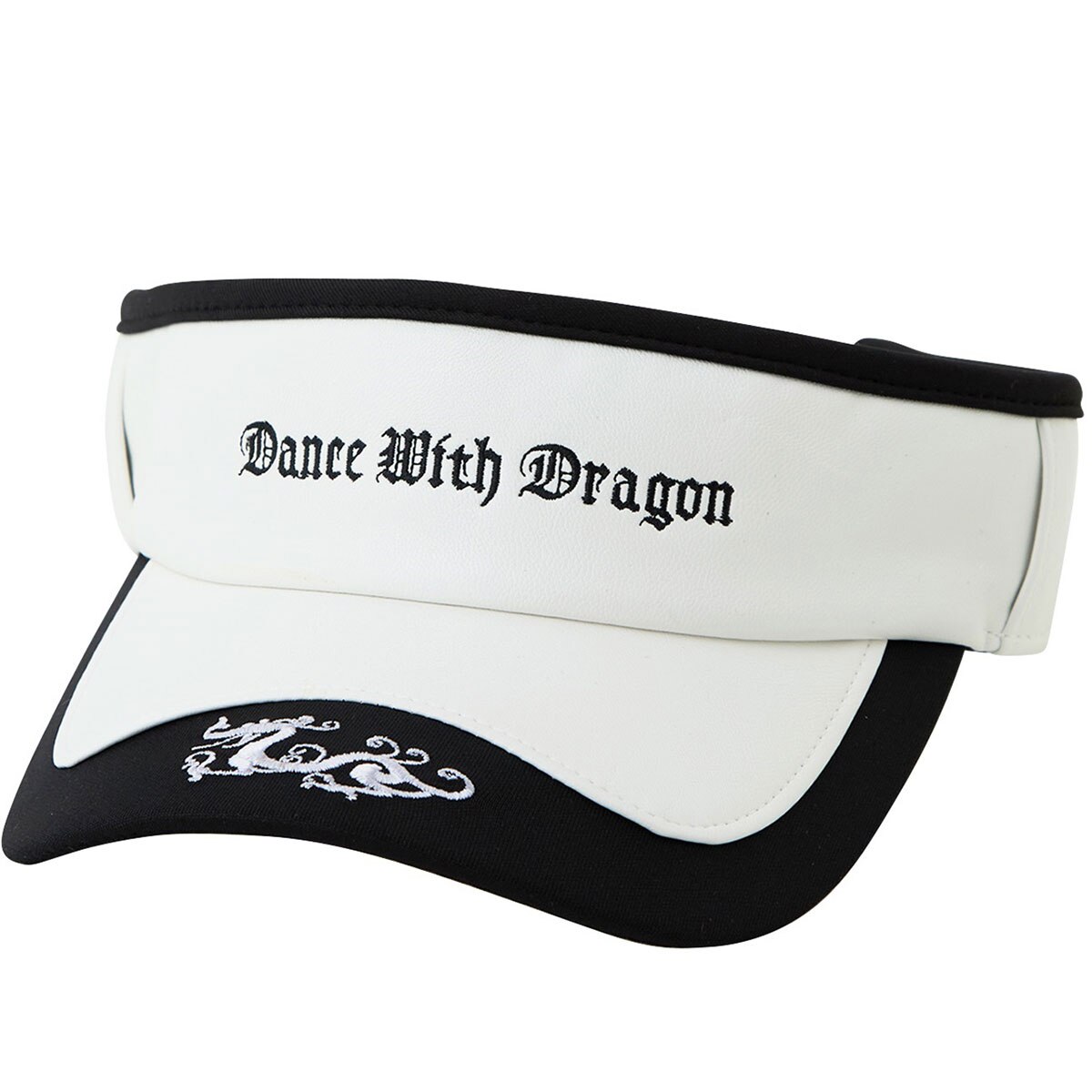 ダンスウィズドラゴン　Dance With Dragon　パネルレザーロゴ サンバイザー パネルレザーロゴ サンバイザー(【男性】バイザー)|Dance With Dragon