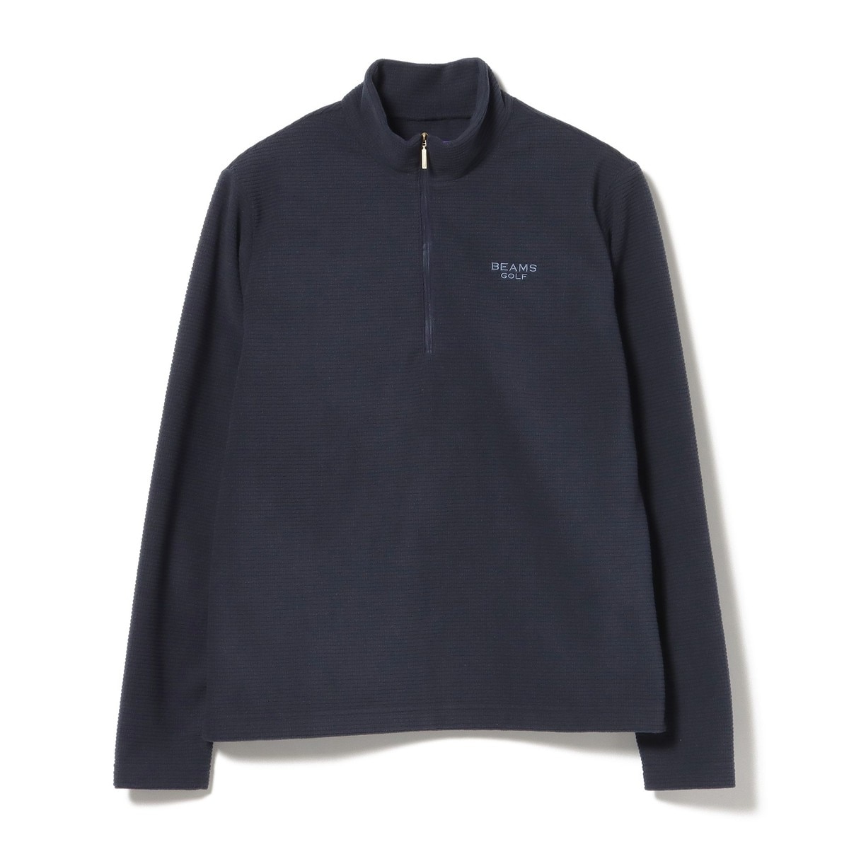 PURPLE LABEL ハーフジップ コード ロングスリーブ モックネックシャツ