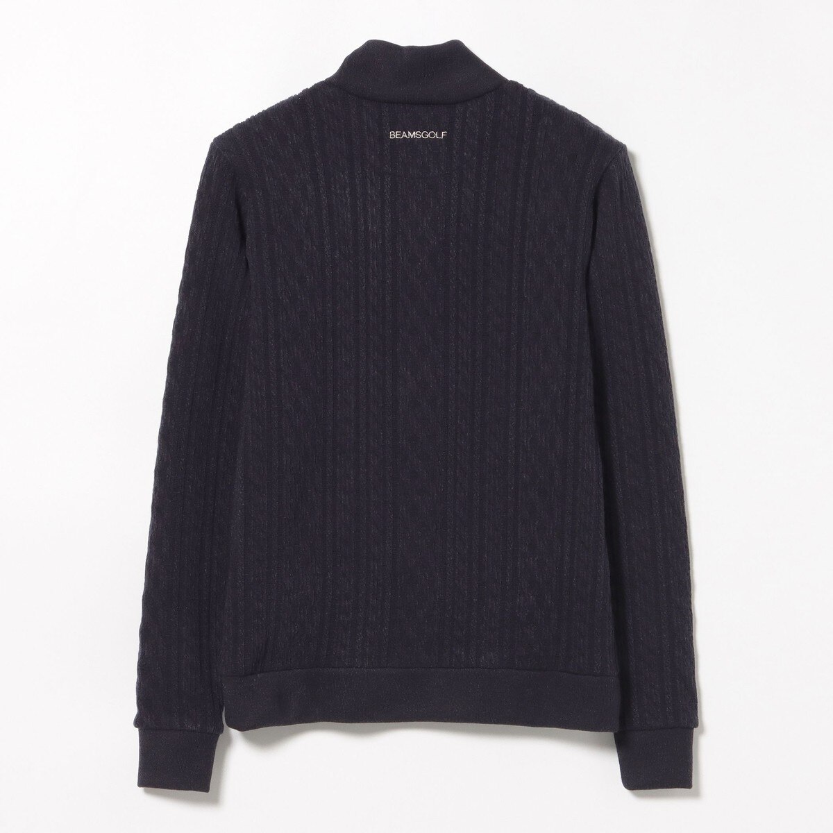 PURPLE LABEL ケーブル ロングスリーブ モックネックシャツ レディス