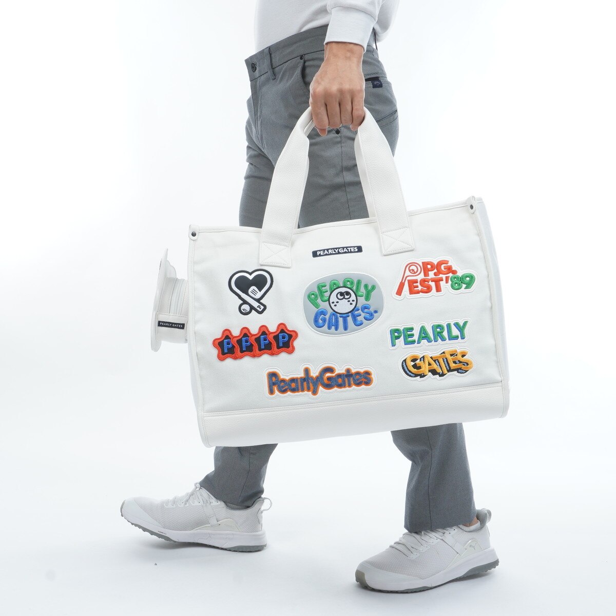 ロゴワッペンロッカーバッグ(ボストンバッグ)|PEARLY GATES(パーリー