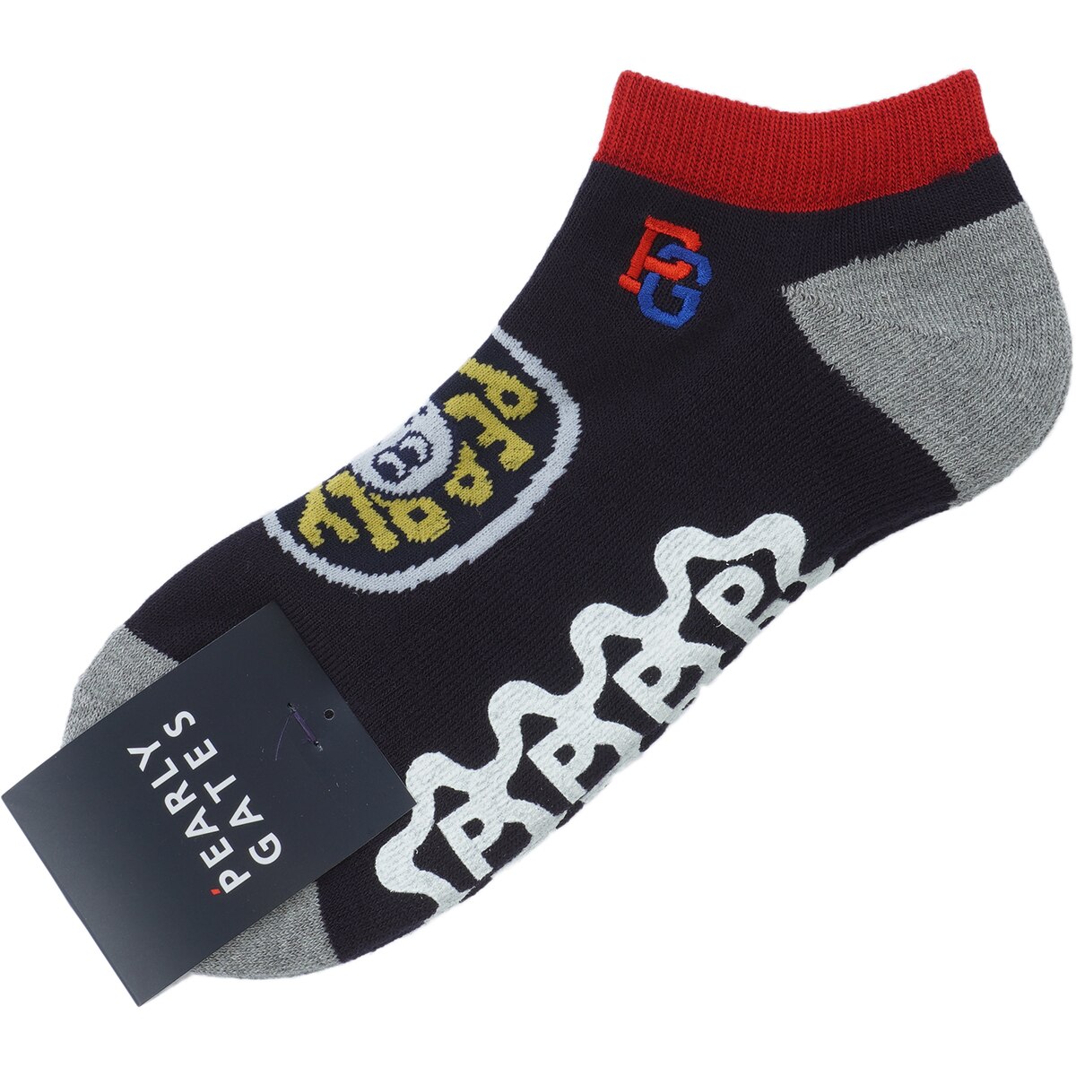 底ラバーグラフィックアンクルソックス(靴下)|PEARLY GATES(パーリー