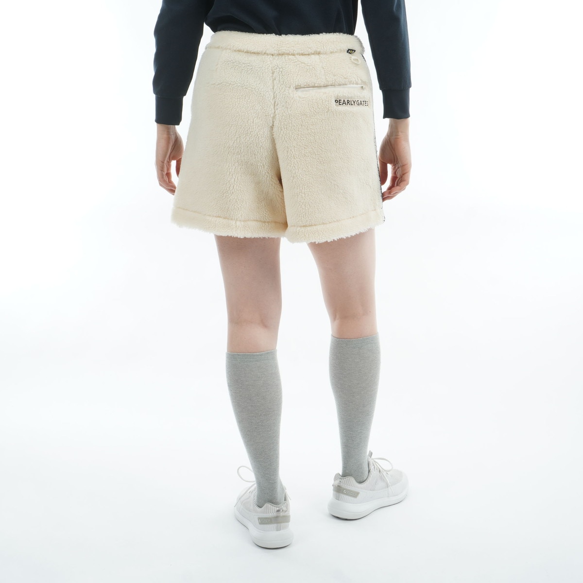 ハイパイル ボアパネルジャカードショートパンツ レディス(ハーフ