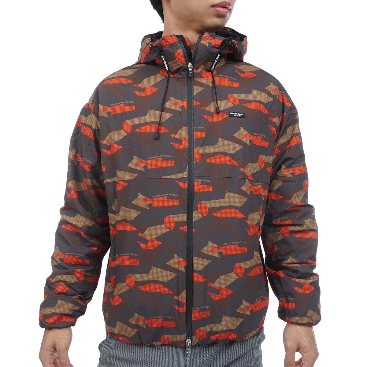 迷彩プリント フルジップブルゾン(アウター(ブルゾン、ウインド