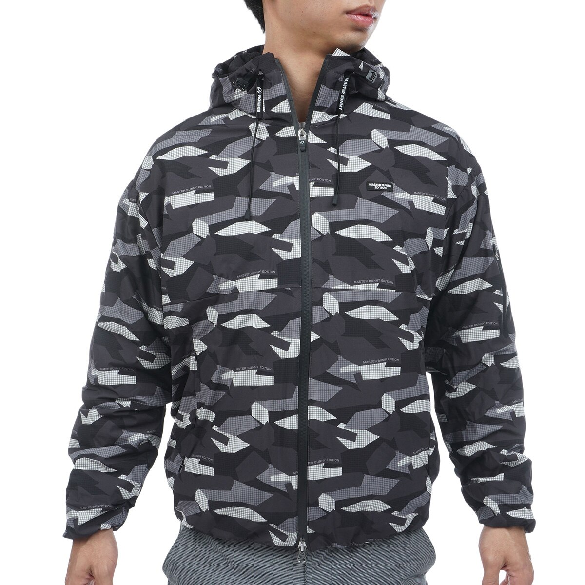 迷彩プリント フルジップブルゾン(アウター(ブルゾン、ウインド