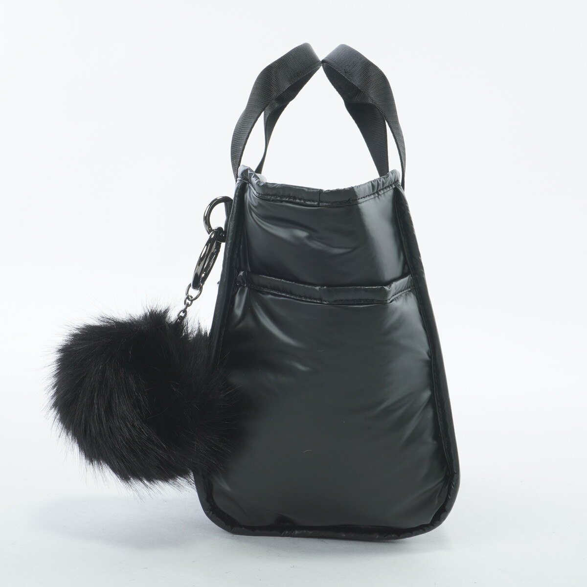 ファーポンチャーム付きカートバッグ(ラウンドバッグ)|MASTER BUNNY