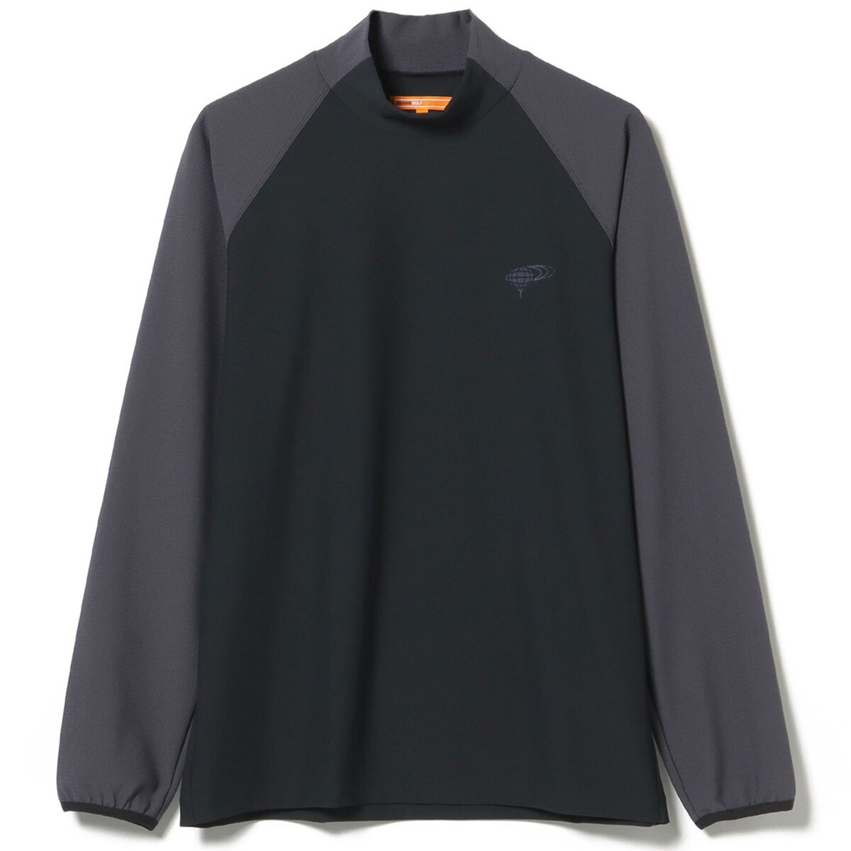 ORANGE LABEL 異素材 ラグラン モックネックシャツ(長袖シャツ