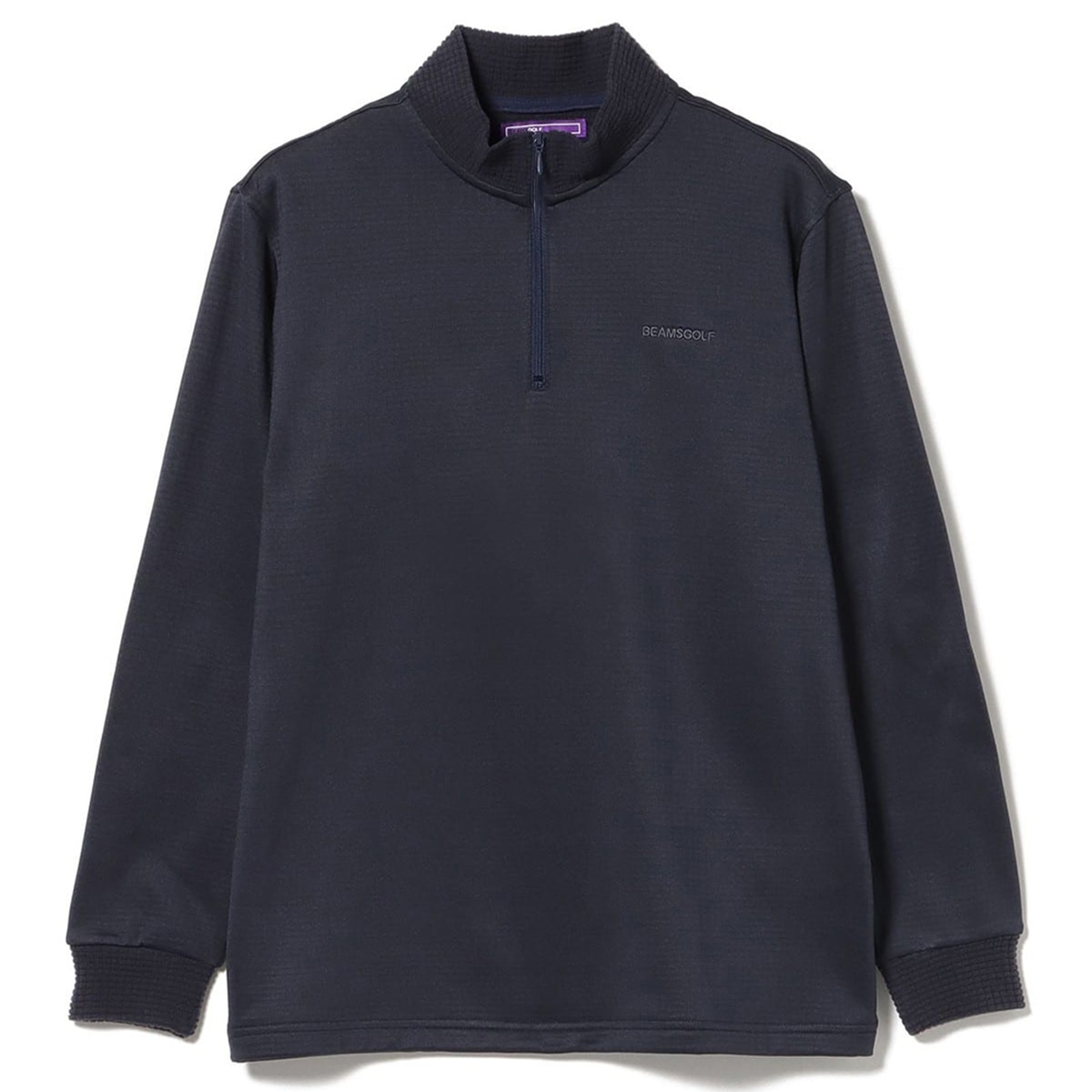 PURPLE LABEL ハーフジップ コード ロングスリーブ シャツ(長袖シャツ