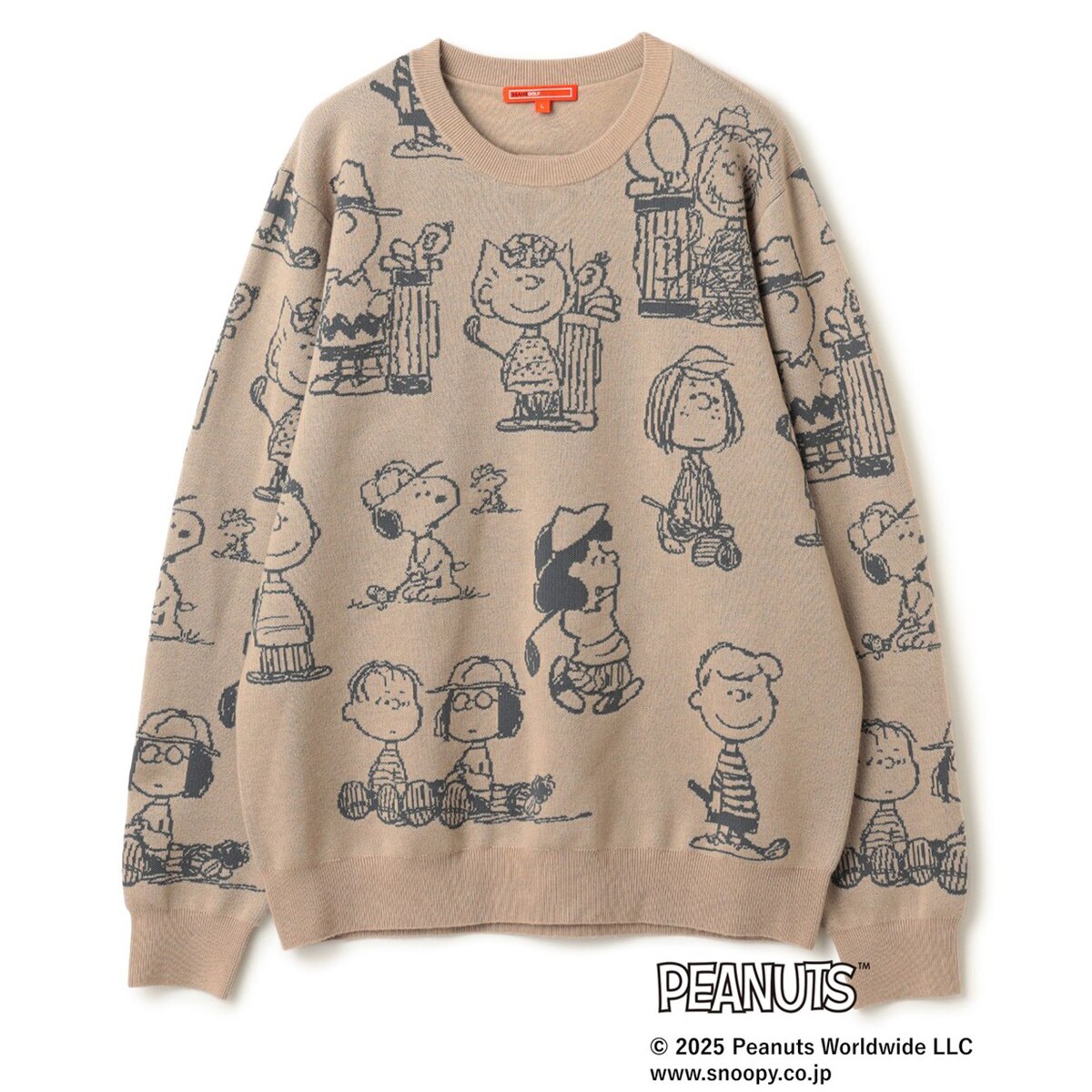 THE PEANUTS GANG ジャカード ニット(中間着(セーター、トレーナー