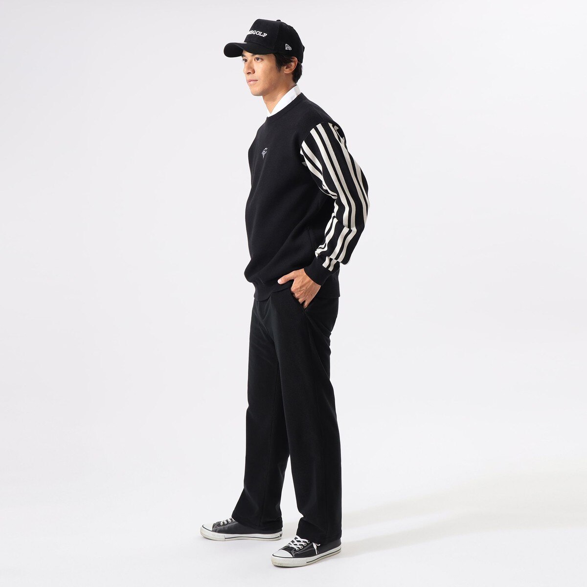 ORANGE LABEL クラブハウスストライプ ニット(中間着(セーター