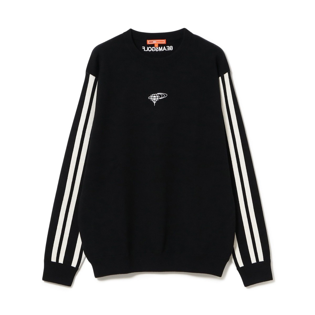 クラブハウスゴルフ　ストライプニットセーター ORANGE LABEL クラブハウスストライプ ニット(中間着(セーター