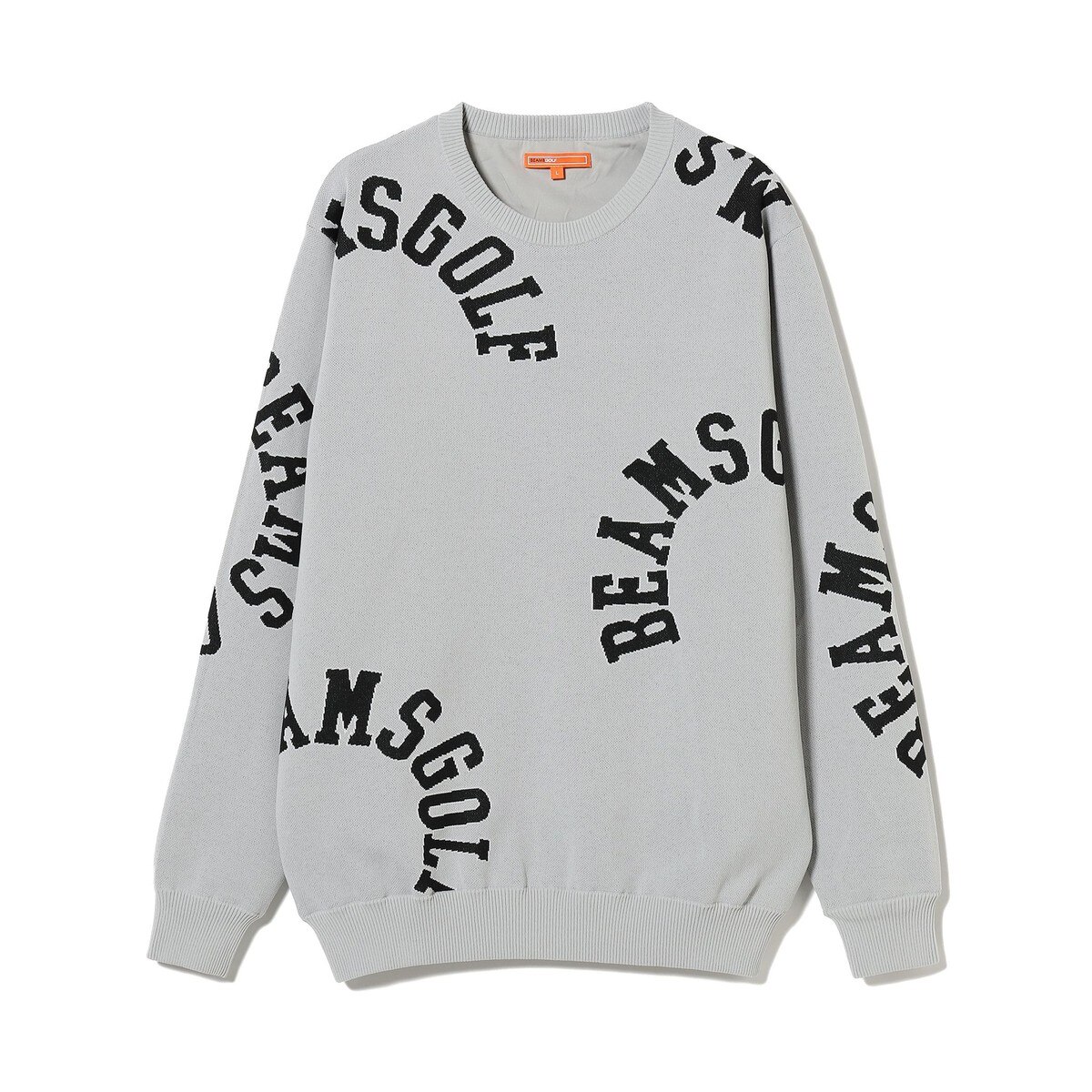 ORANGE LABEL エアシャット裏地付き ロゴ柄 ニット(中間着(セーター