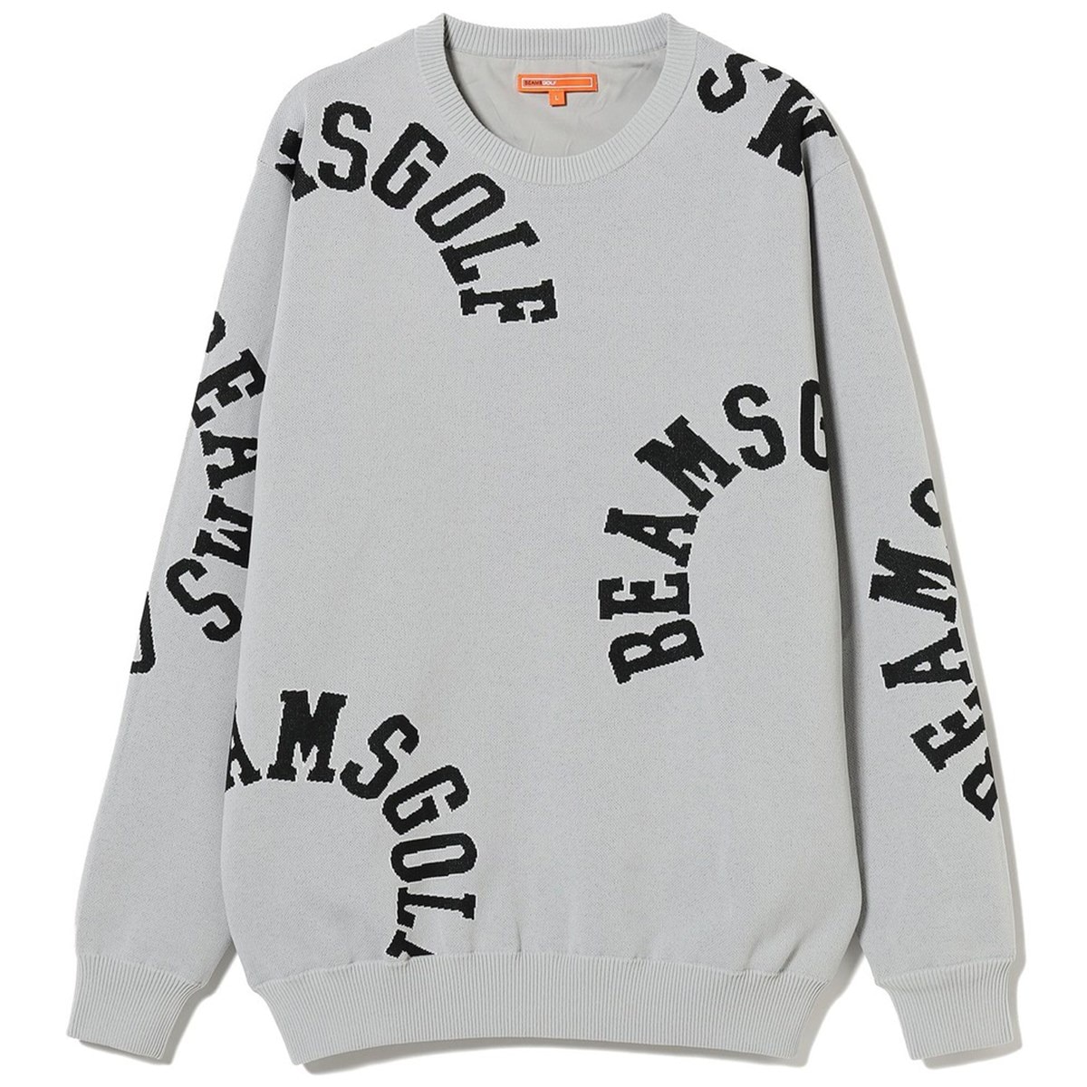 ORANGE LABEL エアシャット裏地付き ロゴ柄 ニット(中間着(セーター