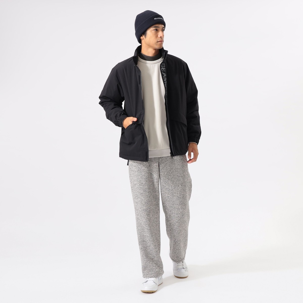 ORANGE LABEL 防風 タテロゴ 撥水 中綿ブルゾン(アウター(ブルゾン