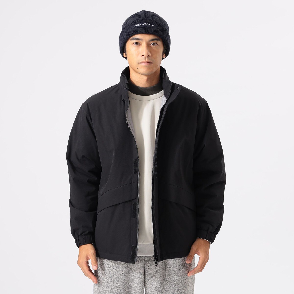 ORANGE LABEL 防風 タテロゴ 撥水 中綿ブルゾン(アウター(ブルゾン