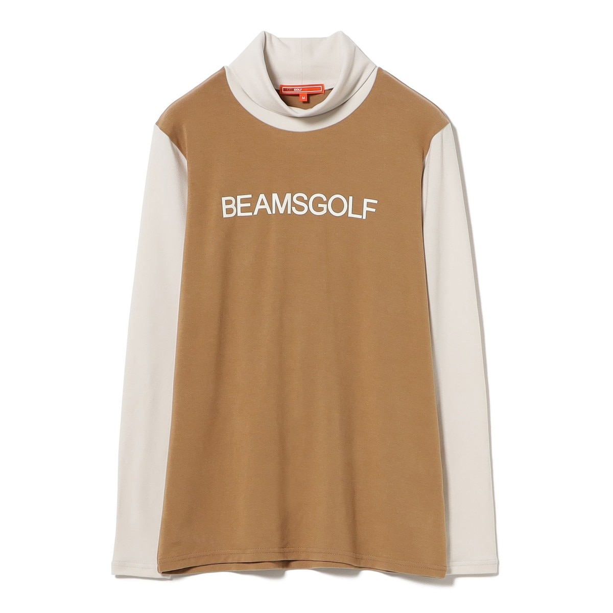 ORANGE LABEL ストレッチ ロングスリーブ モックネックシャツ レディス