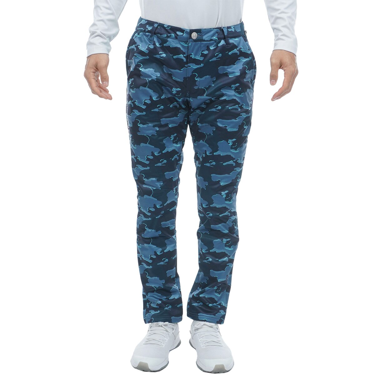 セール・アウトレット】ストレッチ カモ柄 ボンディングパンツ(ロング