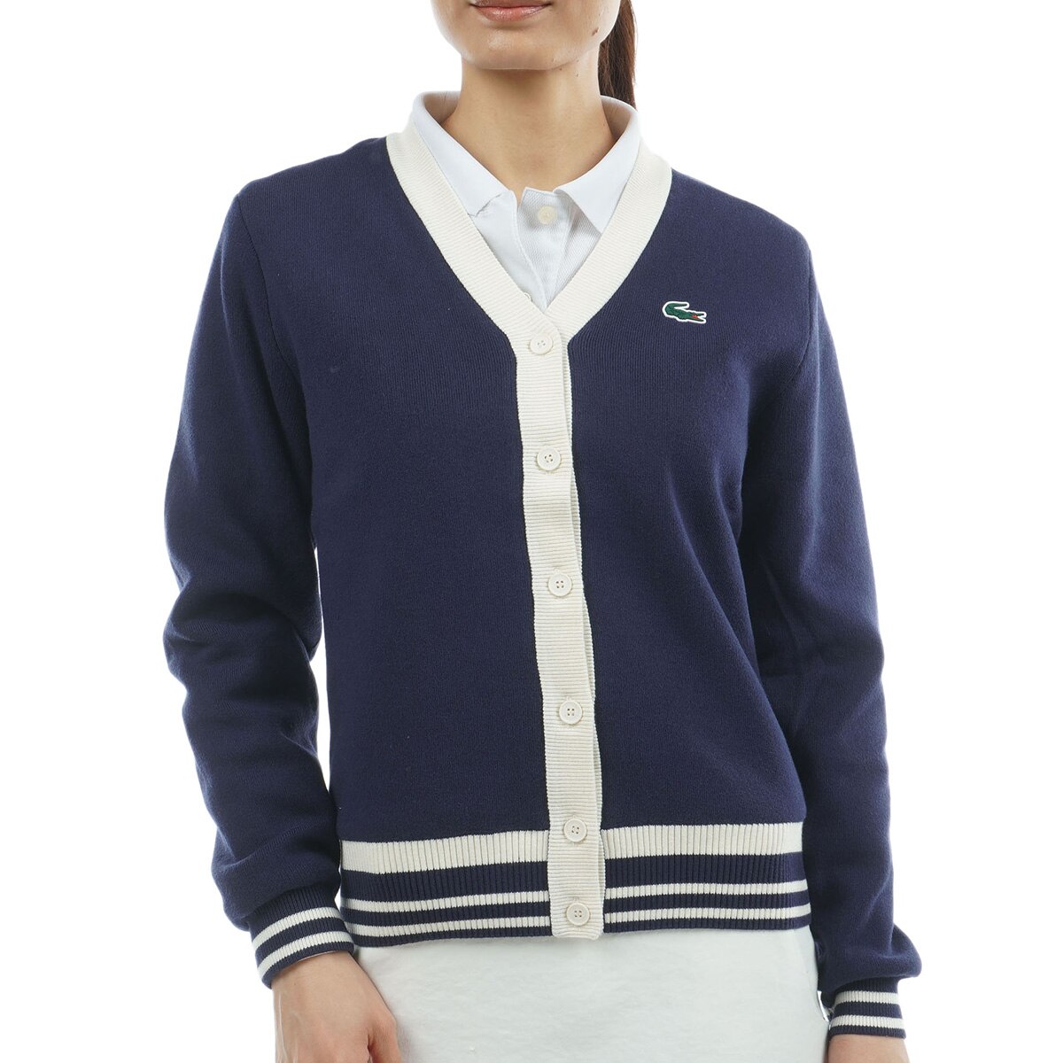 ラッセルノ セーター バックロゴ Vネック ワンポイント ゴルフウェア