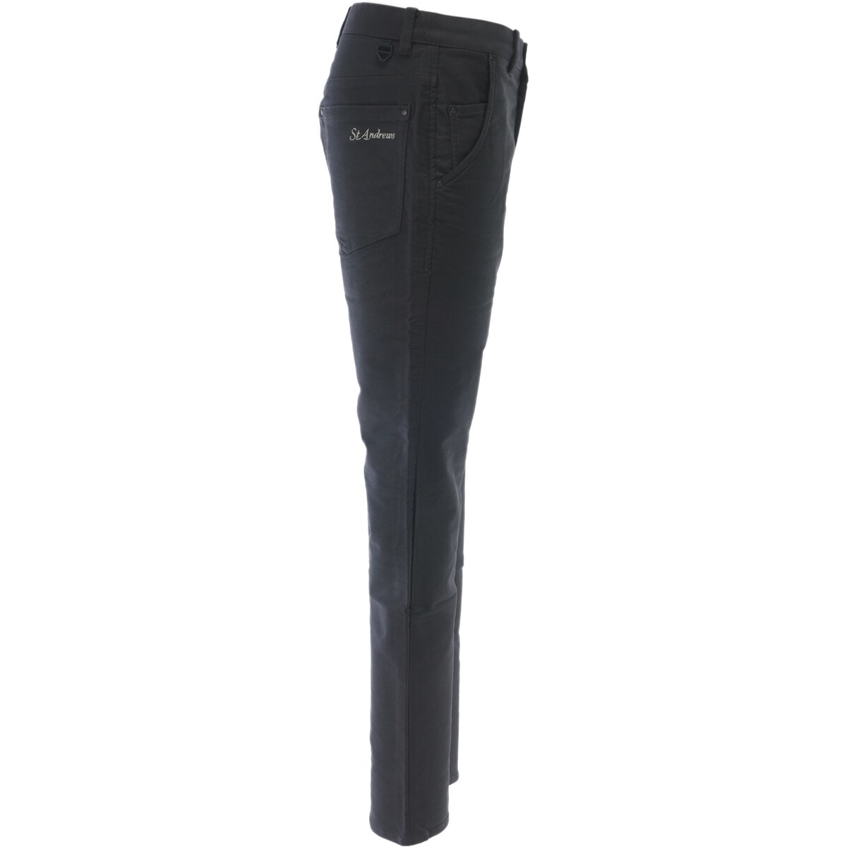 ○★新品未使用　St ANDREWS　ドビーストレッチクロップドパンツ　S　黒 セール・アウトレット】TEXBRID ドビーストレッチパンツ(ロングパンツ