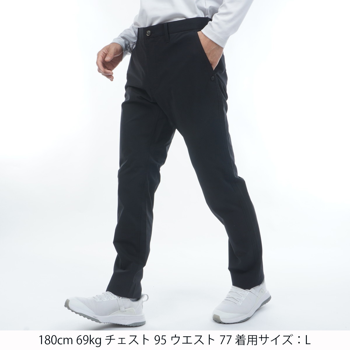 セール・アウトレット】ストレッチ ジオメトリックジャカードパンツ