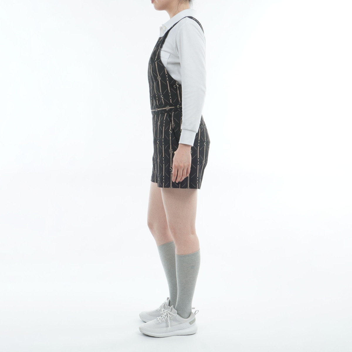 セール・アウトレット】ストレッチ リベットストライププリント