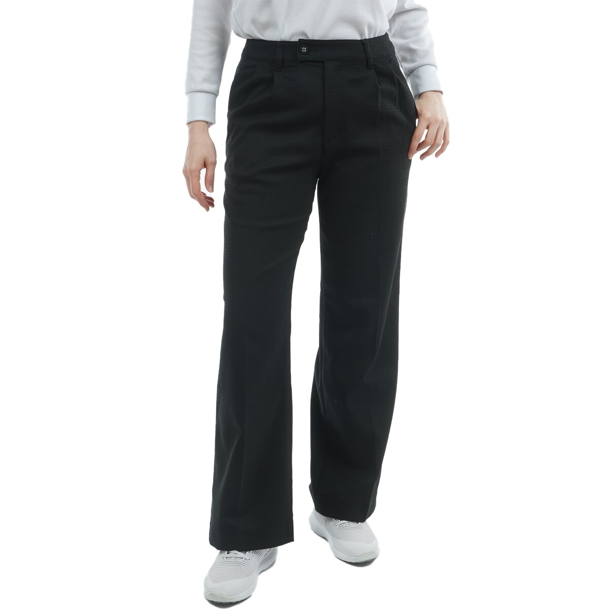 セール・アウトレット】千鳥ジャカードストレッチパンツ レディス