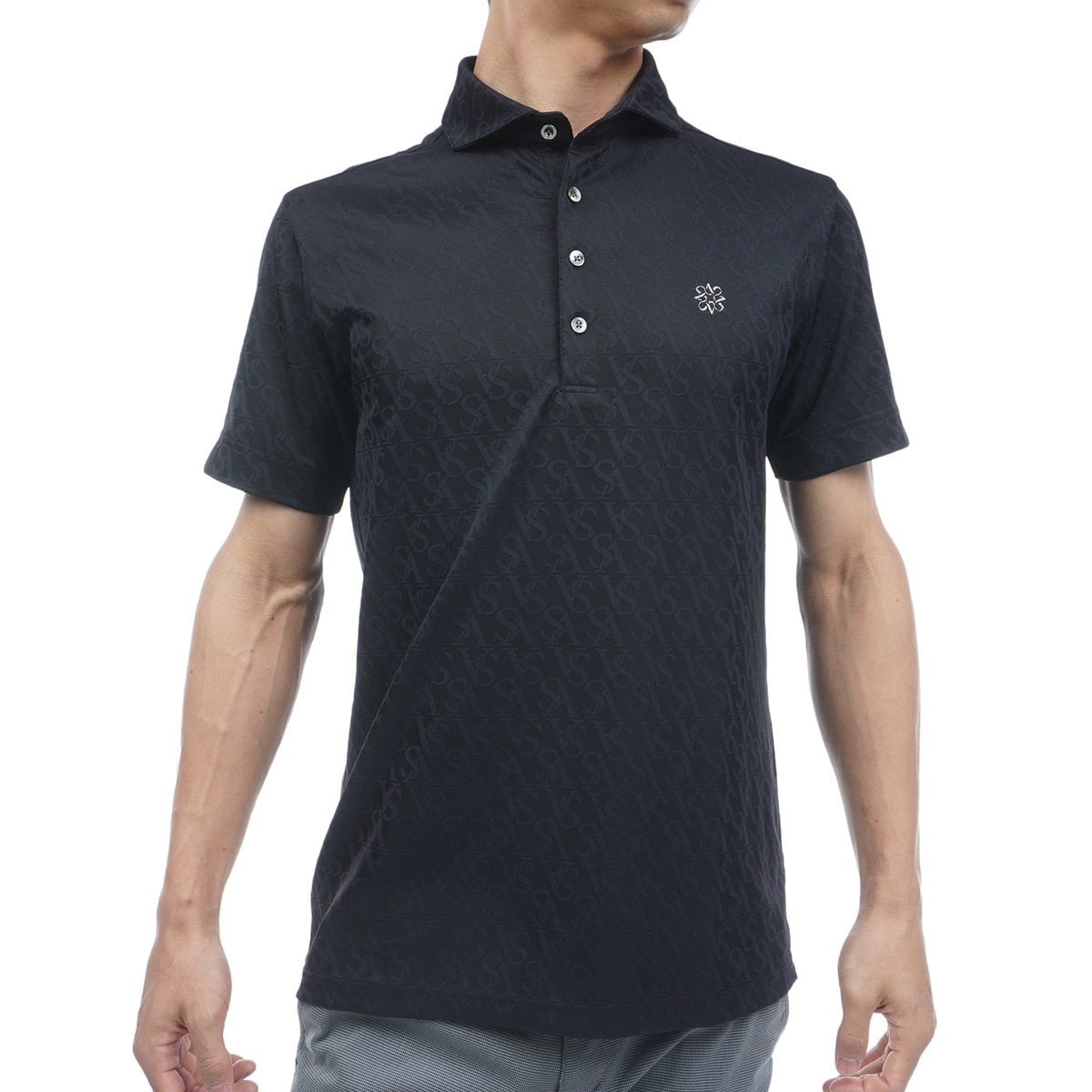 SAロゴジャカード半袖ポロシャツ(半袖シャツ・ポロシャツ)|St ANDREWS