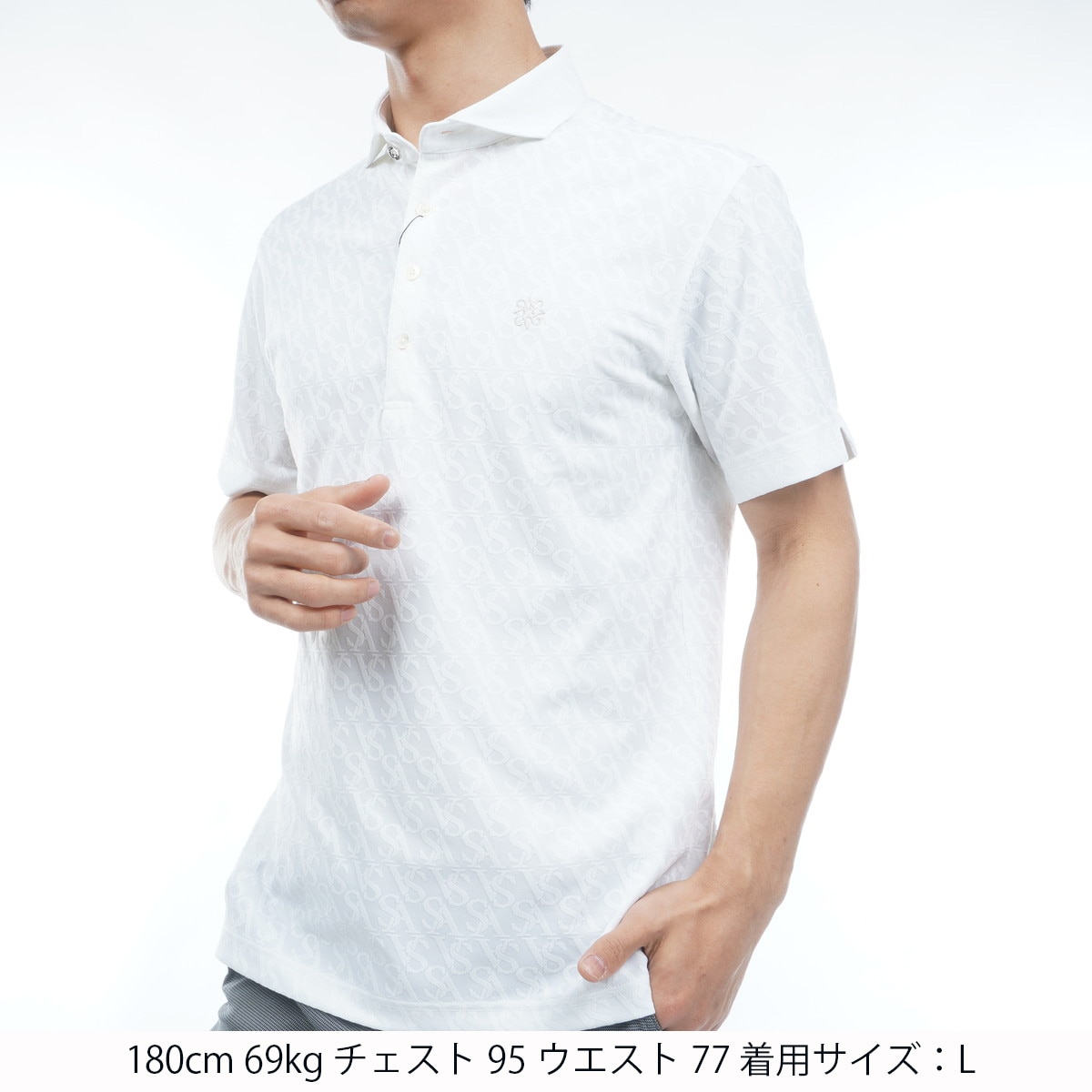 SAロゴジャカード半袖ポロシャツ(半袖シャツ・ポロシャツ)|St ANDREWS